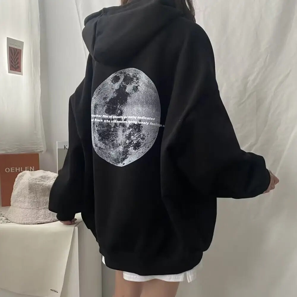 Let's Talk About The Moon Oversized Sweatshirt