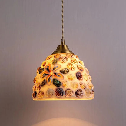 Ocean Pearl Mosaic Pendant Lamp