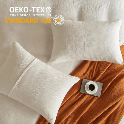 CloudWeave Muslin King Duvet Set