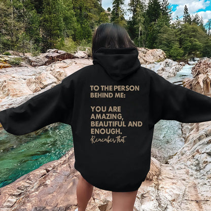 Dear Person Behind Me Hoodie