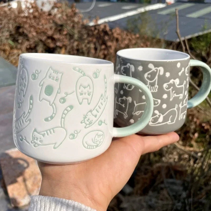 Paws & Whiskers Coffee Mugs