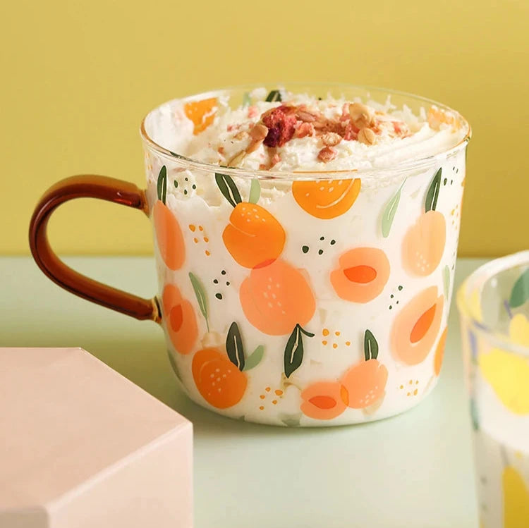 Fruit Orchard Harmony Glass Mug