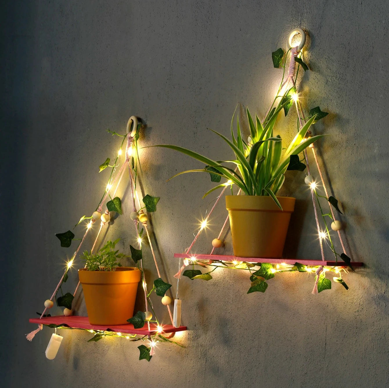 GlowLeaf Triangle Shelf