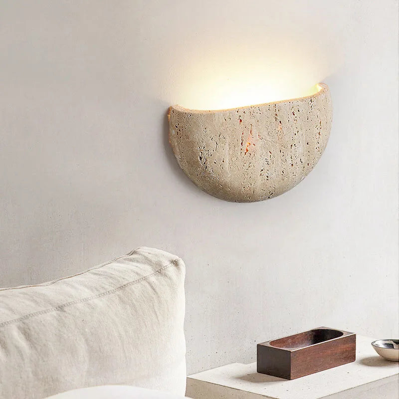 Terra Arc Stone Wall Sconce