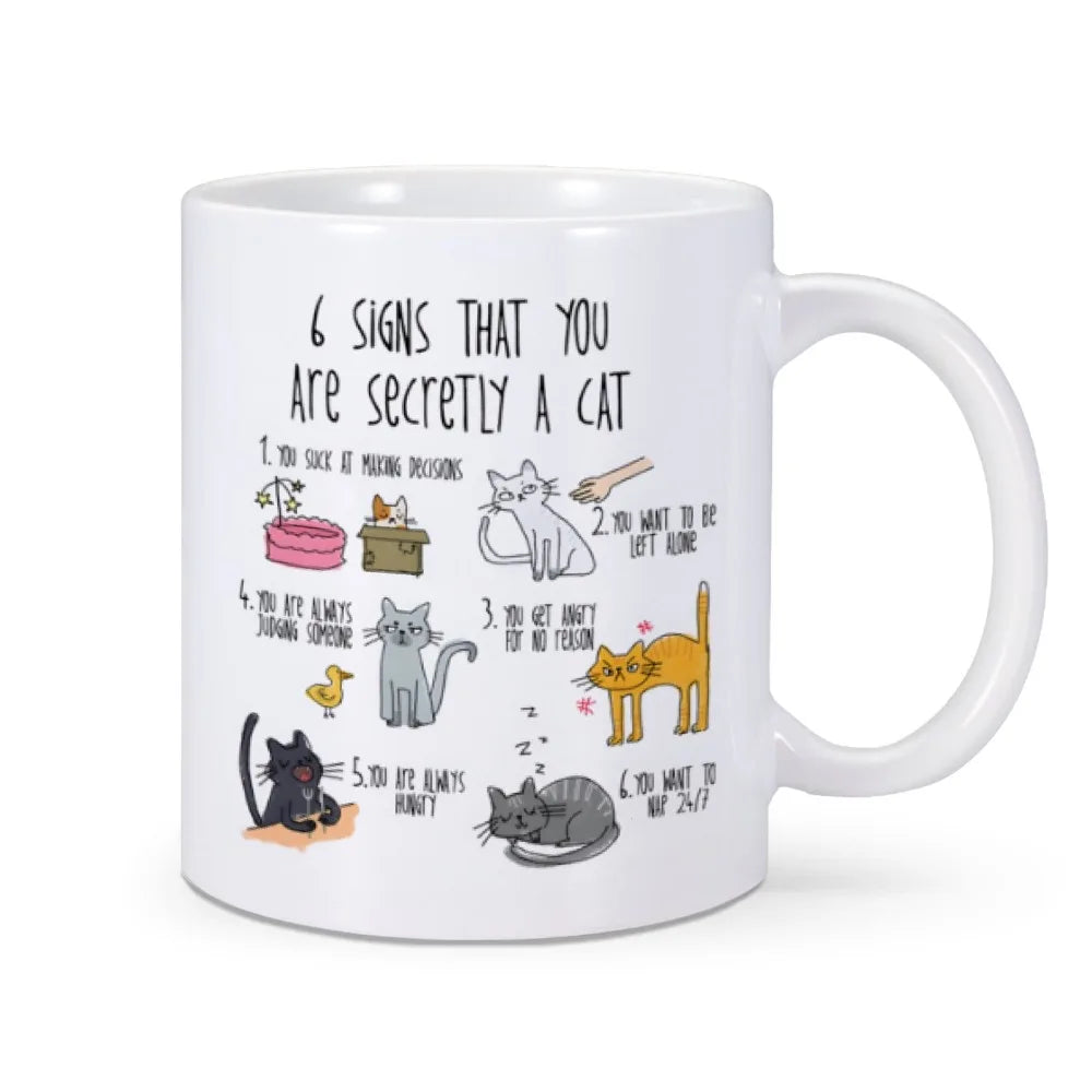 6 Signs That You Are Secretly A Cat Mug
