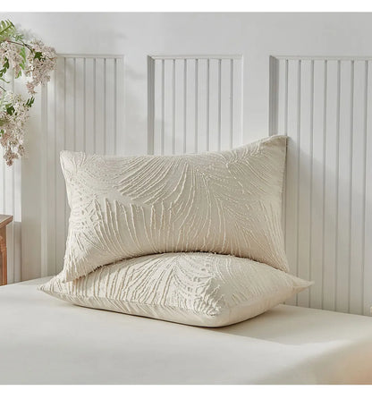 FeatherWhisper Textured Duvet Set