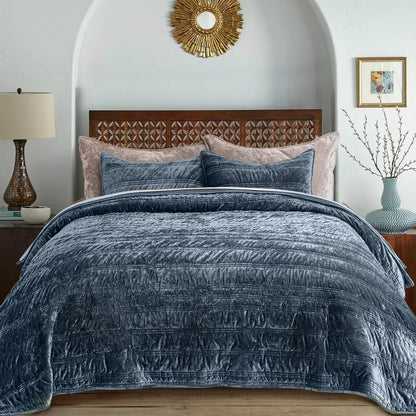 Velour Élan Quilt Set