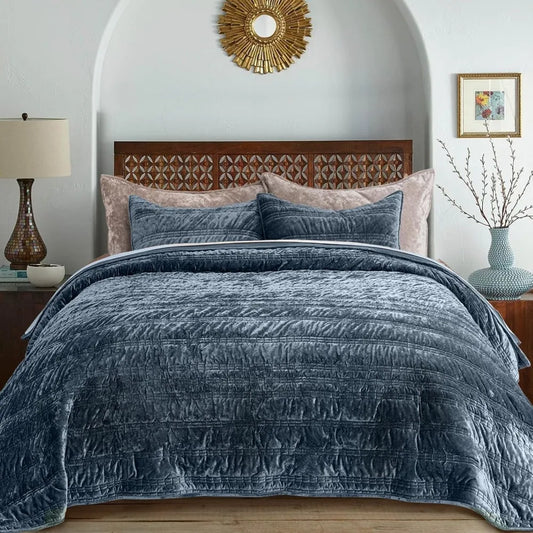 Velour Élan Quilt Set