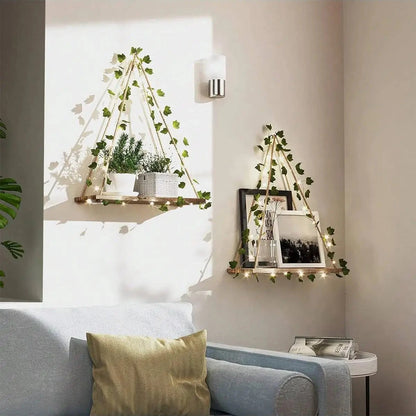 GlowLeaf Triangle Shelf