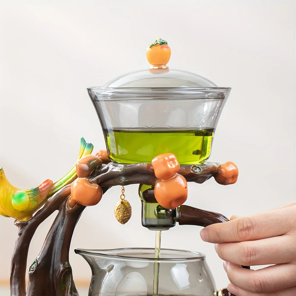 AmberBranch™ Teapot Pour Ritual Set