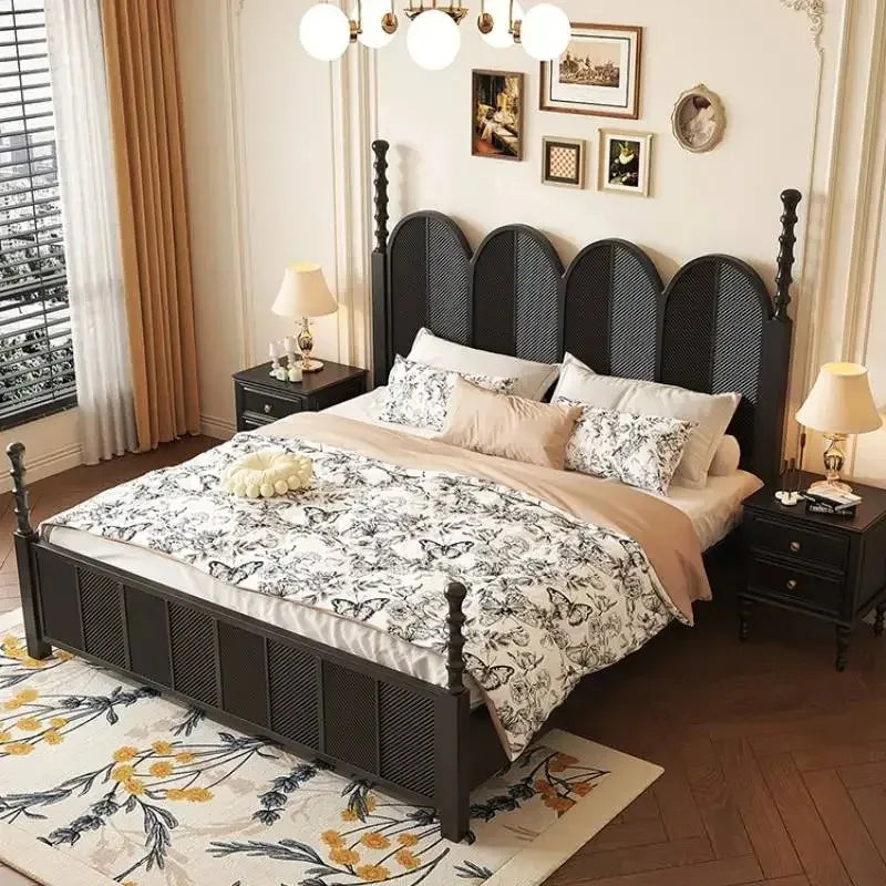 The Noir Arch Manor Bed Frame