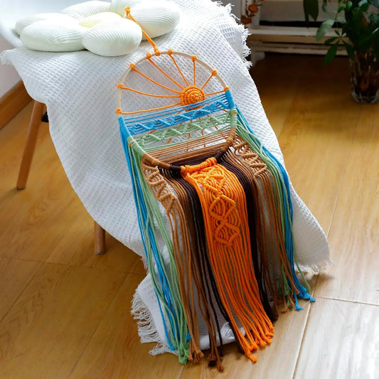 Sunrise Over the Horizon Macramé