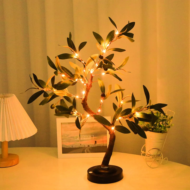 Olive Tree Table Lamp