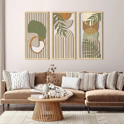 Hollow Harmony – Bohemian Geometric Wall Art