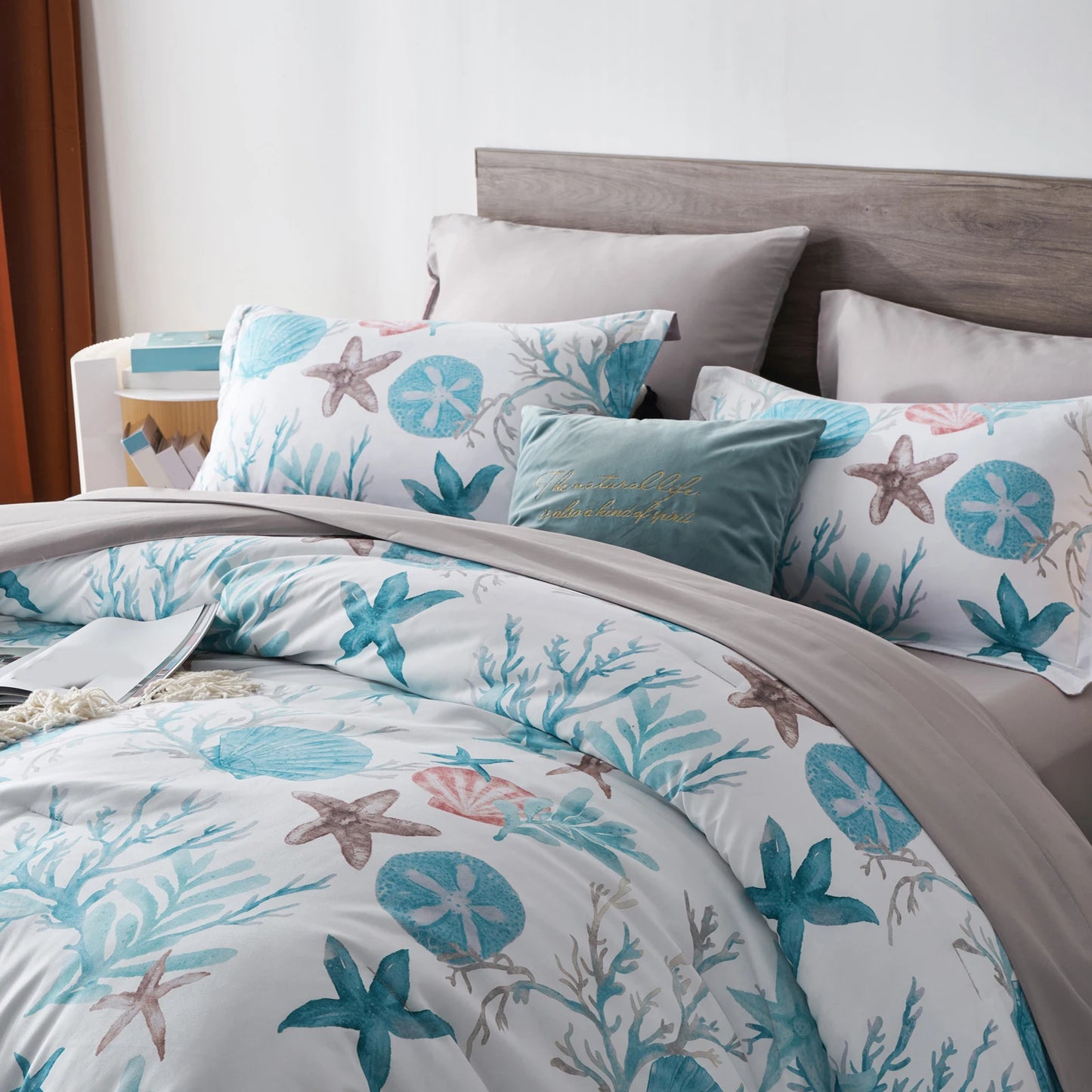 Coral Tide Starfish Bedding Set