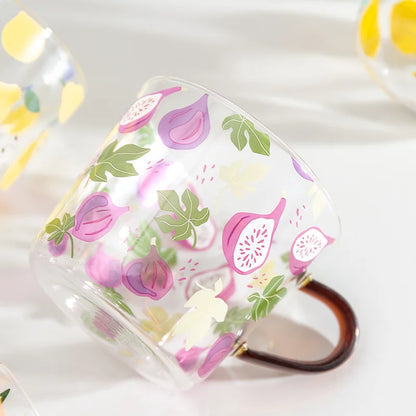 Fruit Orchard Harmony Glass Mug