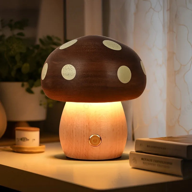 Glowshroom Wooden Night Light