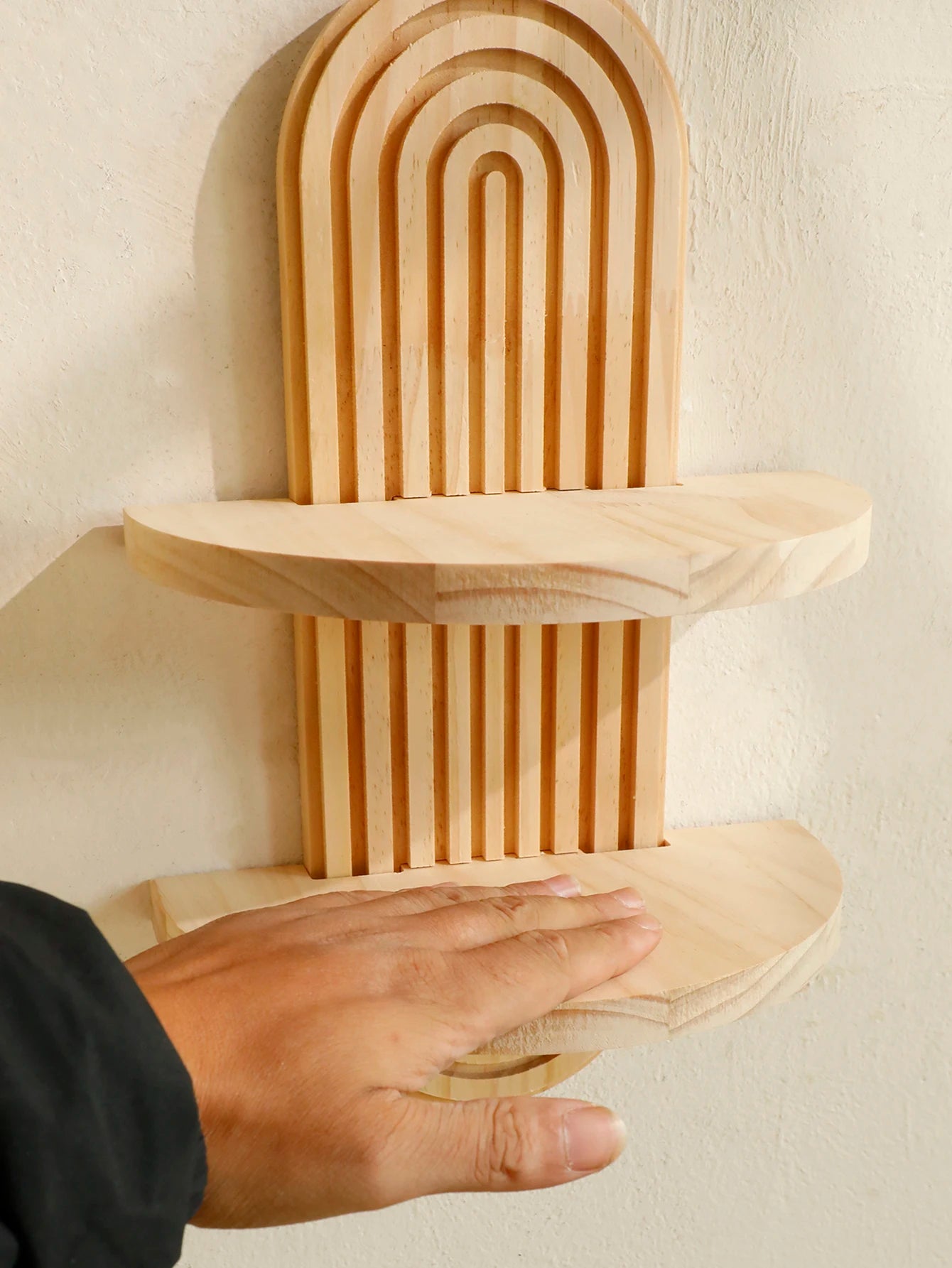 ArcoFlute Wooden Wall Niche Shelf