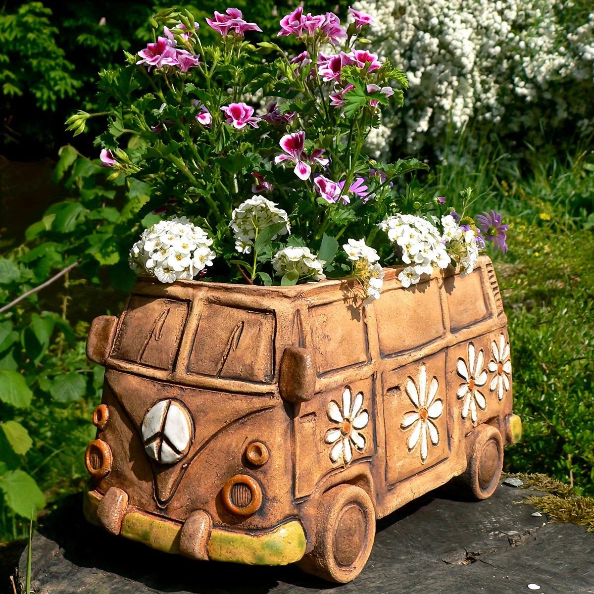 Vintage Hippie Van Planter