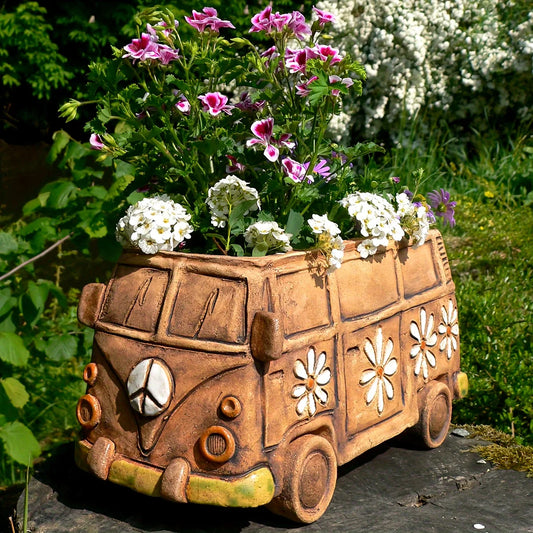 Vintage Hippie Van Planter