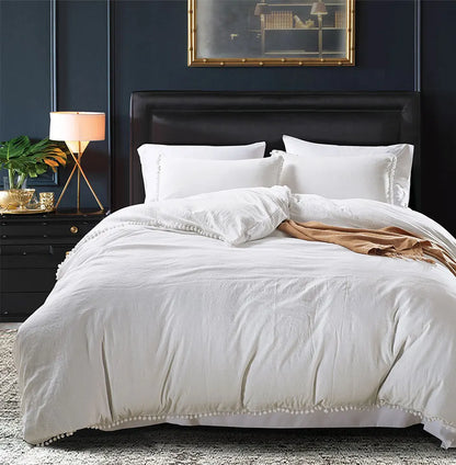 Pom-Pom Cloudscape Duvet Set