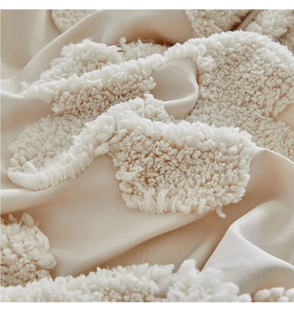 BloomHaven Tufted Blossom Bedding Set