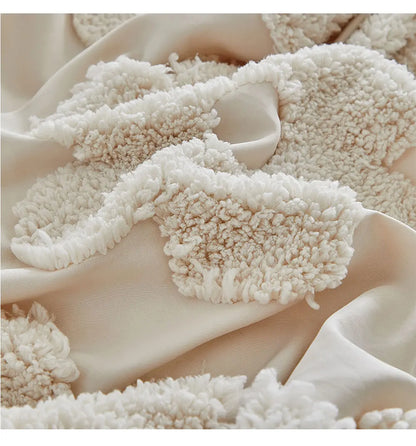 BloomHaven Tufted Blossom Bedding Set