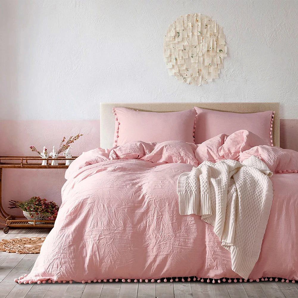 Pom-Pom Cloudscape Duvet Set