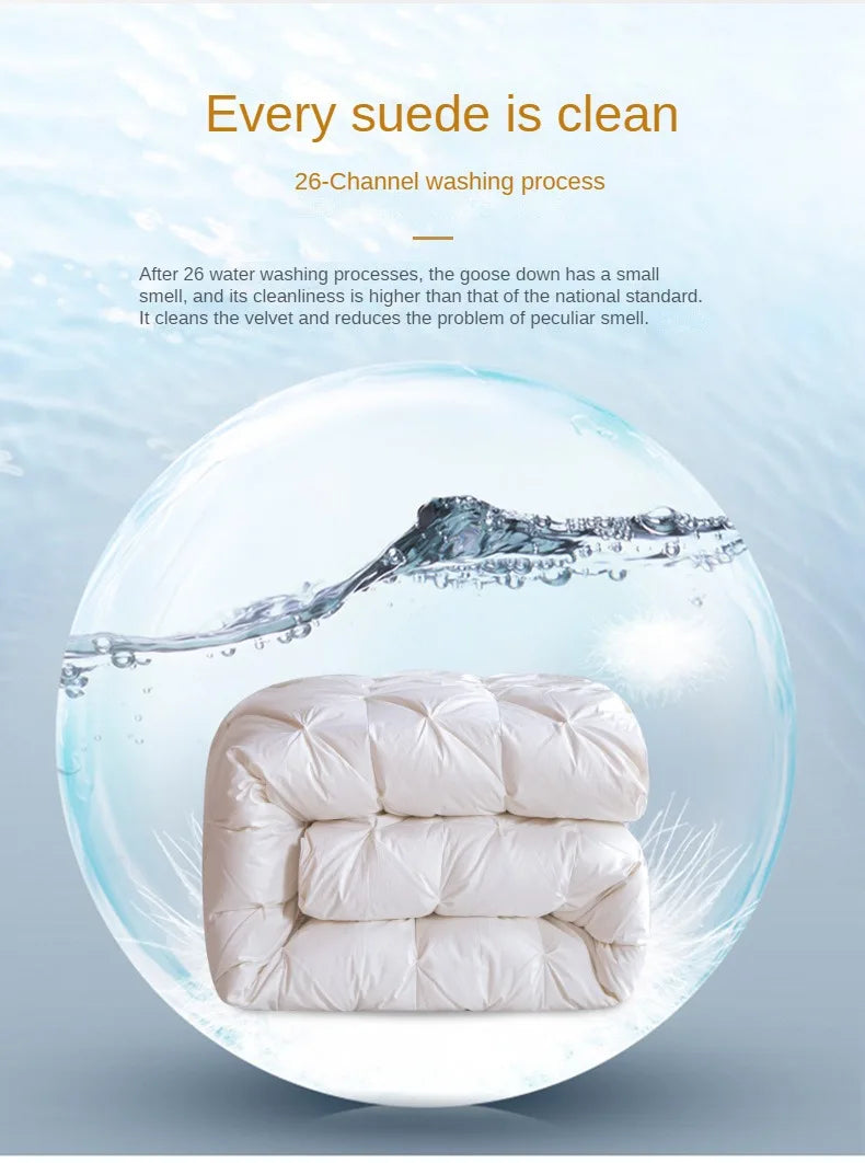 CALORA Temperature-Controlled Goose Down Quilt