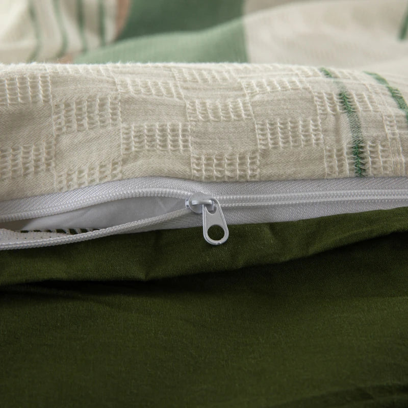 NORDÉLLE Cotton Stripe Duvet Cover Set