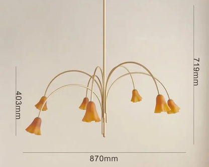 Willow Bloom Chandelier