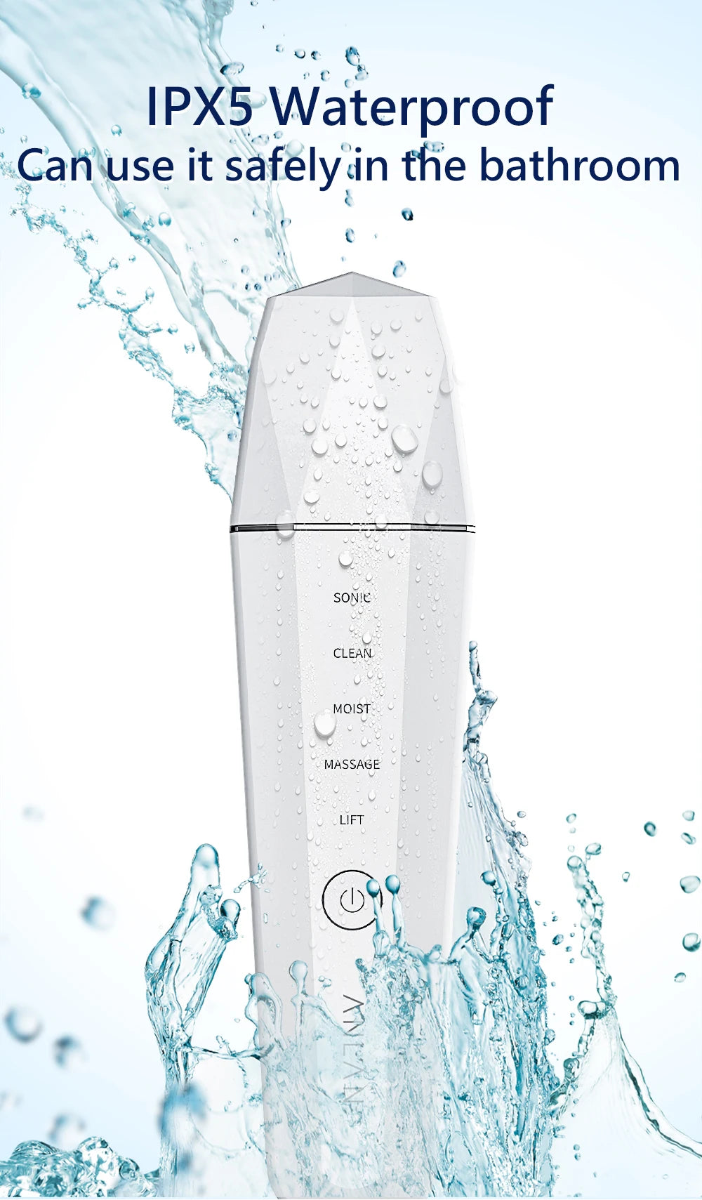 Ultrasonic Skin Scrubber