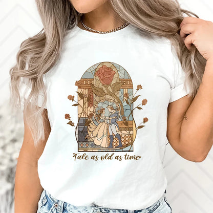 Vintage Tale As Old As Time Graphic Tee