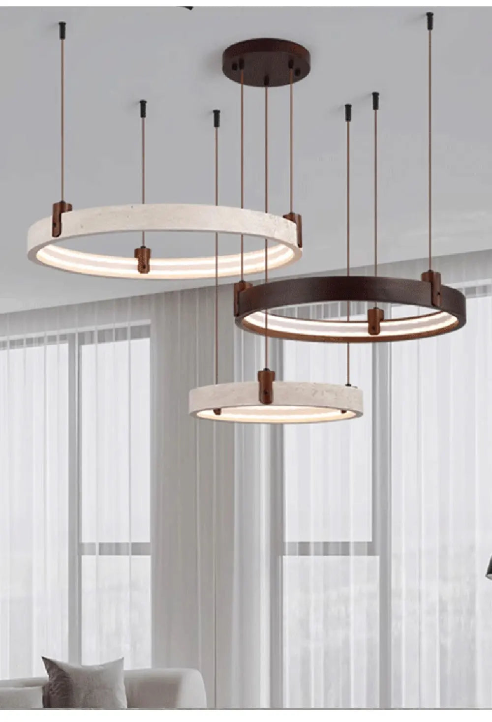 Axis Terra Duo Ring Pendant Light