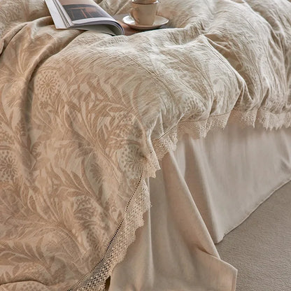 Whisper Fern Jacquard Duvet Set