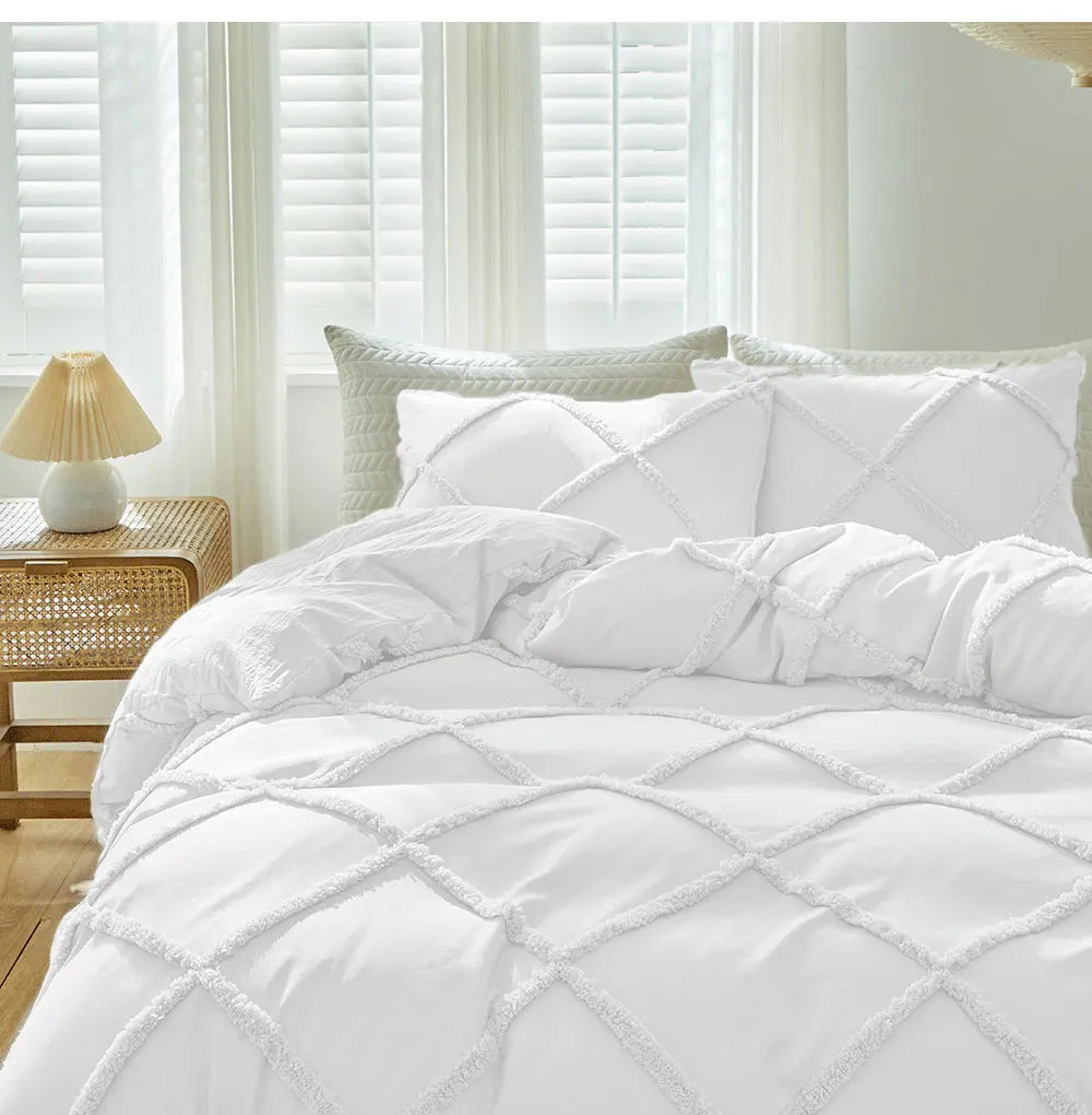 Boho Lattice Dream Bedding Set