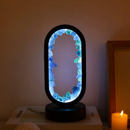 Natural Amethyst Oval Night Light