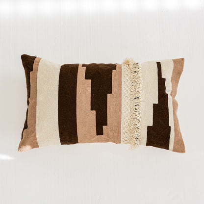 Coffee Ivory Boho Cushion Covers