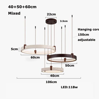Axis Terra Duo Ring Pendant Light