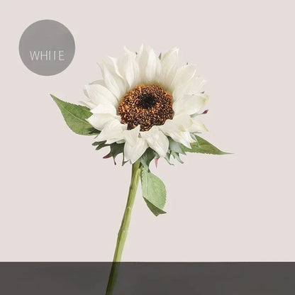 3pcs Real Touch Artificial Sunflowers Branches