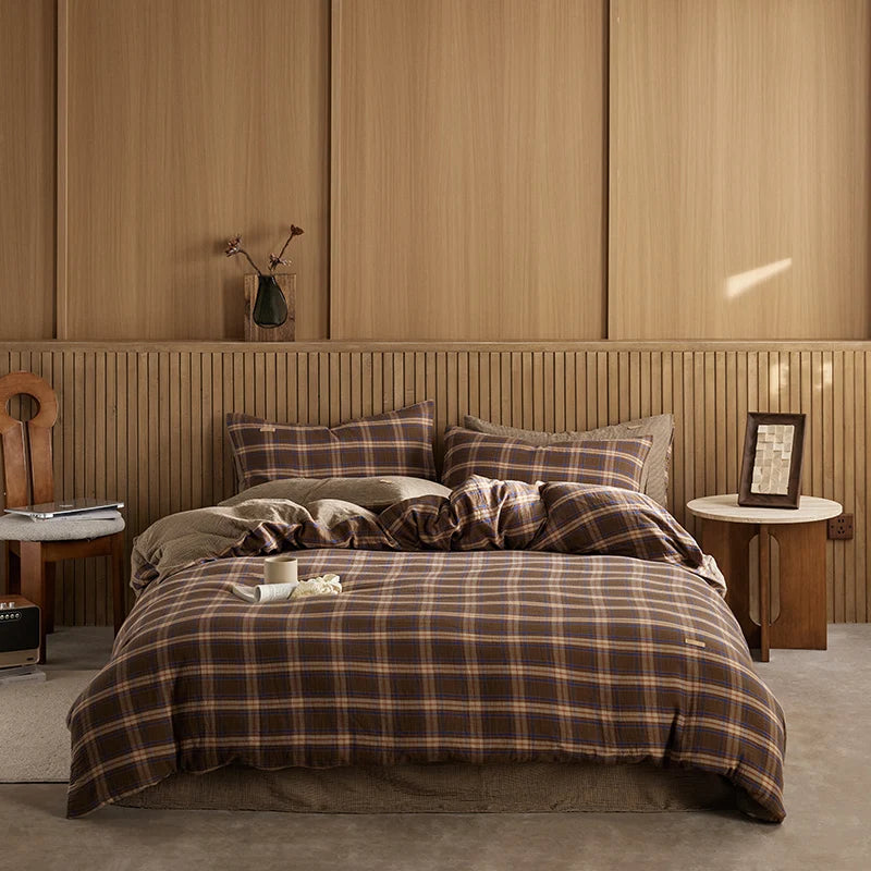Birchwood Twilight Plaid Duvet Cover Se