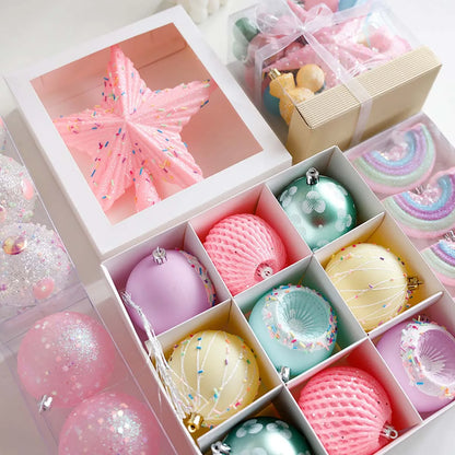 Pastel Dream Christmas Ornaments