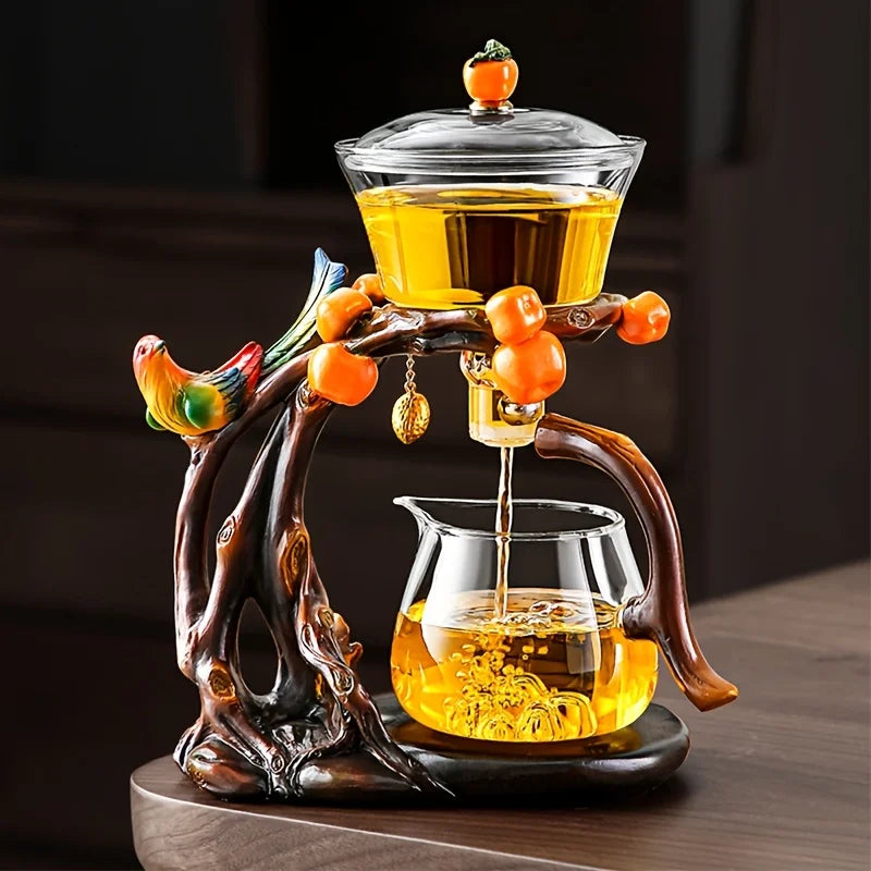 AmberBranch™ Teapot Pour Ritual Set