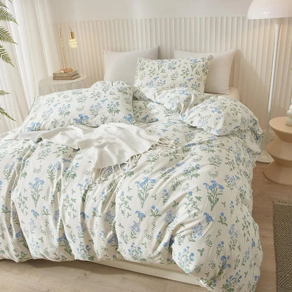 Botanical Bliss Floral Duvet Cover Set