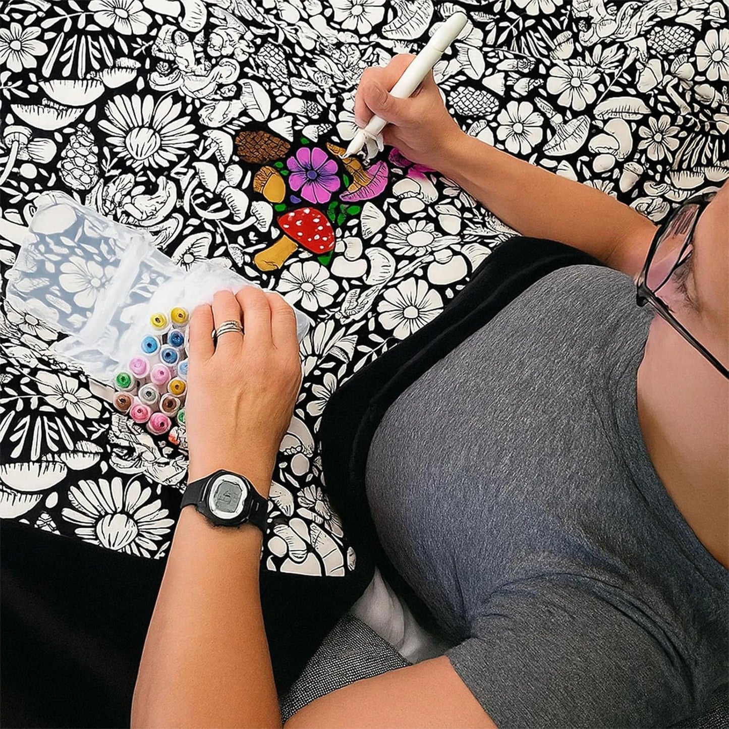 Drawzy Creative Coloring Blanket