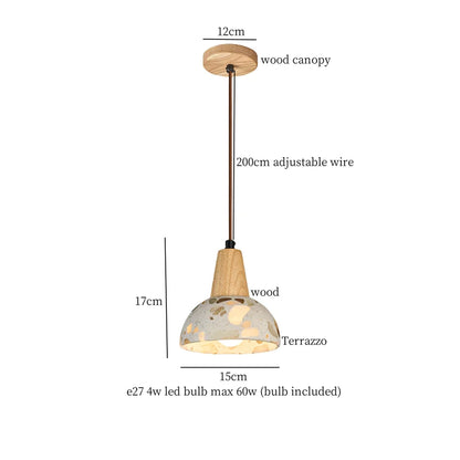 Terrazzo Stone Pendant Light