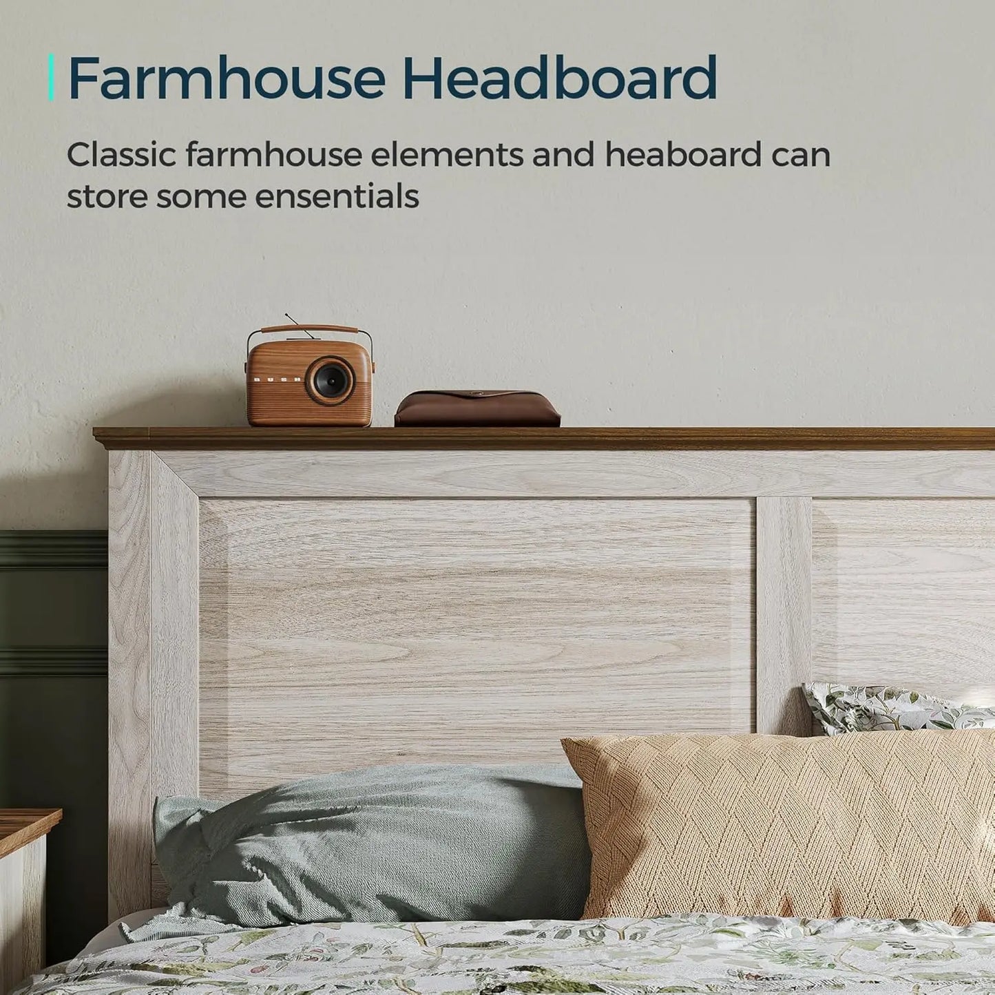 Whispering Dunes Farmhouse Bed Frame