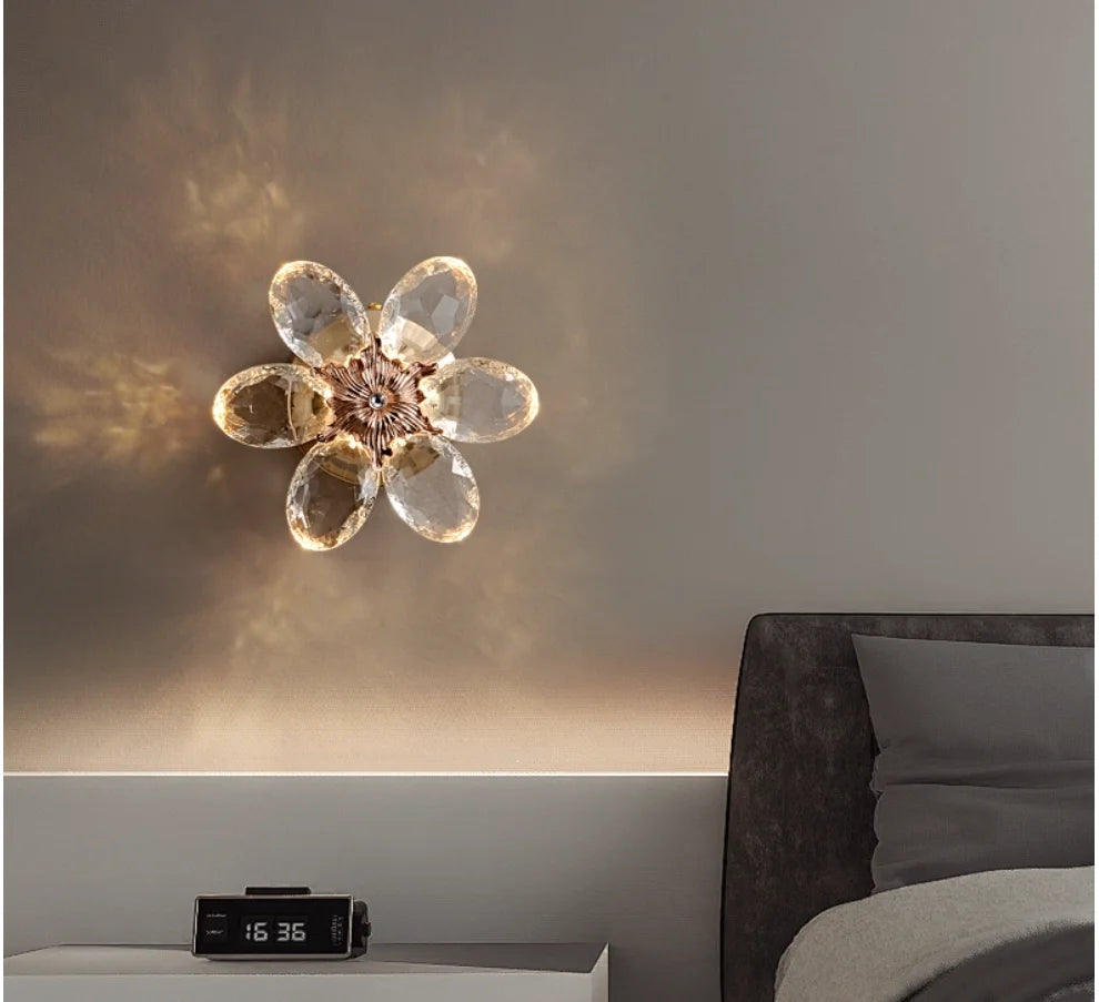 LumiBloom Crystal Wall Lamp