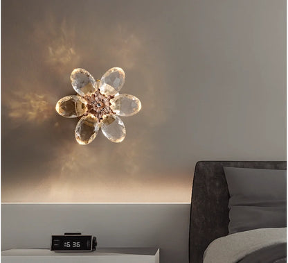LumiBloom Crystal Wall Lamp