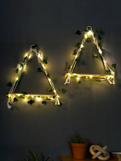 GlowLeaf Triangle Shelf